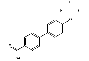 4'-Trifluoromethoxybiphenyl-4-carboxylicacid structure, CAS 728919-11-7