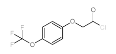 4-(Trifluoromethoxy)phenoxyacetylchloride structure, CAS 72220-51-0