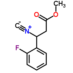 Methyl3-isocyano-3-(2-fluorophenyl)propionate structure, CAS 730971-55-8