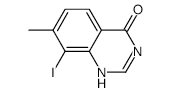 8-iodo-7-methylquinazolin-4(3H)-one structure, CAS 943602-97-9
