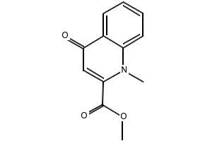 methyl6-fluoro-4-oxo-1,4-dihydroquinoline-2-carboxylate structure, CAS 19271-19-3