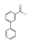 Biphenyl-3-carbonylchloride structure, CAS 42498-44-2