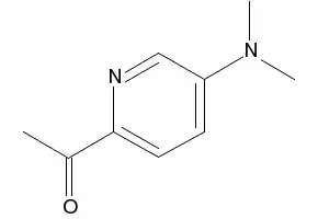 1-(5-(isopropylthio)pyridin-2-yl)ethanone structure, CAS 1245647-28-2