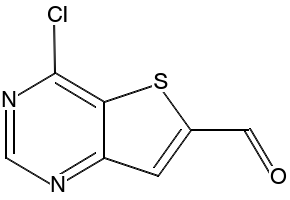6-(4-Bromophenyl)-4-chlorothieno[3,2-d]pyrimidine structure, CAS 827614-25-5