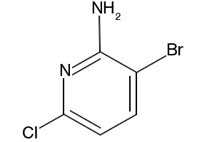 3-bromo-6-chloropyridin-2-amine structure, CAS 442127-50-6