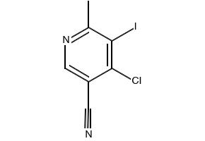 4-iodo-6-methylnicotinonitrile structure, CAS 1211594-67-0