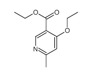 ethyl4-ethoxy-6-methylnicotinate structure, CAS 111974-39-1