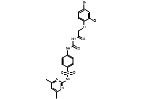 N-(4,6-Dimethylpyrimidin-2-yl)-4-thioureidobenzenesulfonamide structure, CAS 166771-46-6