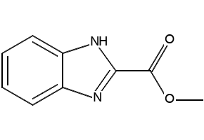 Benzimidazole-2-carboxylicacidmethylester structure, CAS 5805-53-8