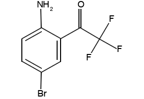 1-(2-amino-5-bromophenyl)-2,2,2-trifluoroethanone structure, CAS 1233967-22-0