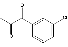 1-(2-chlorophenyl)propane-1,2-dione structure, CAS 64497-33-2