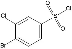 4-Bromo-3-chlorobenzenesulfonylchloride structure, CAS 874801-46-4
