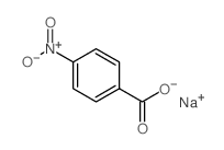 4-Nitrobenzoatesodium structure, CAS 3847-57-2