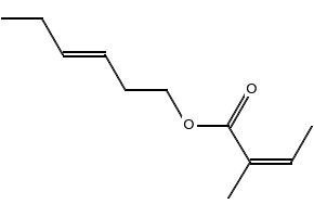 (E)-Hex-2-enoylchloride structure, CAS 54716-04-0