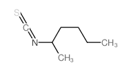 2-Hexylisothiocyanate structure, CAS 5334-87-2