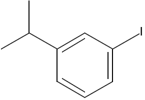 1-iodo-3-isopropylbenzene structure, CAS 19099-56-0