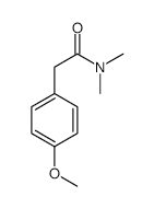 N,N-Dimethyl4-methoxyphenylacetamide structure, CAS 19625-79-7