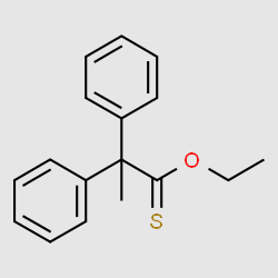 Ethyldiphenylmethylthioacetate structure, CAS 1194798-93-0