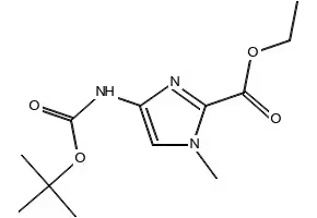 4-(4-tert-Butoxycarbonylaminobutyrylamino)-1-methyl-1H-imidazole-2-carboxylicacid structure, CAS 180258-48-4