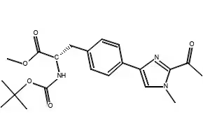 4-(3-tert-Butoxycarbonylaminopropionylamino)-1-methyl-1H-imidazole-2-carboxylicacid structure, CAS 344779-17-5