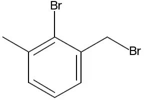 2-(bromomethyl)-1-ethyl-3-methylbenzene structure, CAS 910777-34-3