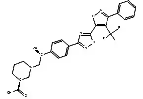 Ethyl3-(trifluoromethyl)-1,2,4-oxadiazole-5-carboxylate structure, CAS 1245643-72-4