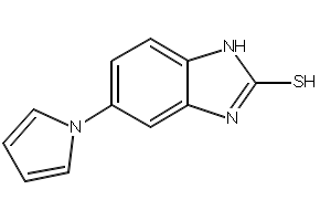 5-(1H-pyrrol-1-yl)-1H-benzo[d]imidazole-2-thiol structure, CAS 172152-53-3