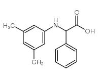 (3,5-Dimethylphenylamino)phenylaceticacid structure, CAS 725252-90-4