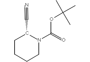 (R)-1-Cbz-2-cyanopiperidine structure, CAS 1252686-48-8
