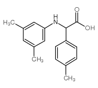 (3,5-Dimethylphenylamino)-4-tolylaceticacid structure, CAS 725253-01-0