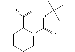 1-Boc-piperidine-2-carboxamidinehydrochloride structure, CAS 1258641-32-5