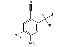4,5-dibromo-2-(trifluoromethyl)benzonitrile structure, CAS 1242339-25-8
