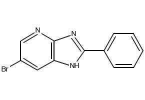 6-Bromo-1H-Imidazo[4,5-b]pyridine-2-carboxylicacidethylester structure, CAS 954217-58-4