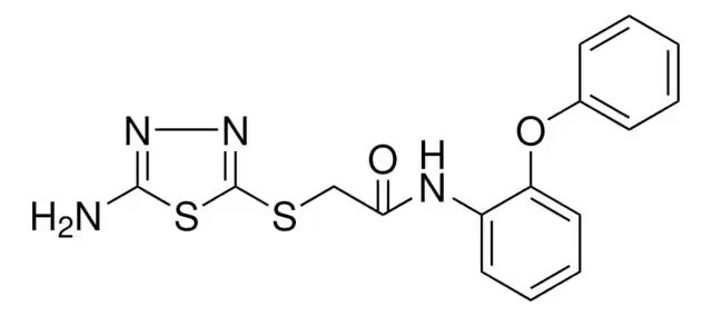 5-Amino-N-[3-(trifluoromethoxy)phenyl]-1,3,4-thiadiazole-2-acetamide structure, CAS 1253792-65-2