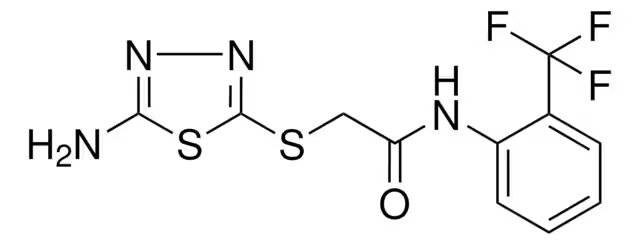 5-Amino-N-[3-(trifluoromethyl)phenyl]-1,3,4-thiadiazole-2-acetamide structure, CAS 1253791-61-5