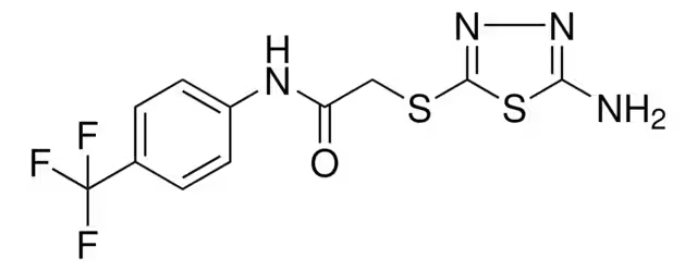 5-Amino-N-[4-(trifluoromethyl)phenyl]-1,3,4-thiadiazole-2-acetamide structure, CAS 1253791-99-9