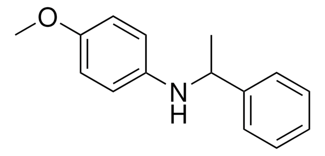 (4-Benzyloxybenzyl)-(1-phenyl-ethyl)amine structure, CAS 680185-56-2