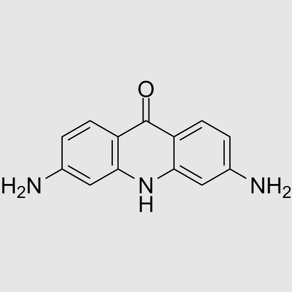 3,6-Diamino-9(10H)-Acridone structure, CAS 42832-87-1