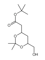 Tert-Butyl[(4R,6S)-6-(Hydroxymethyl)-2,2-dimethyl-1,3-dioxane-4-yl]acetate structure, CAS 148809-28-3