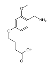 4-(4-(Aminomethyl)-3-methoxyphenoxy)butanoicacid structure, CAS 213120-60-6