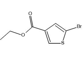 ethyl2-bromothiophene-3-carboxylate structure, CAS 632325-50-9
