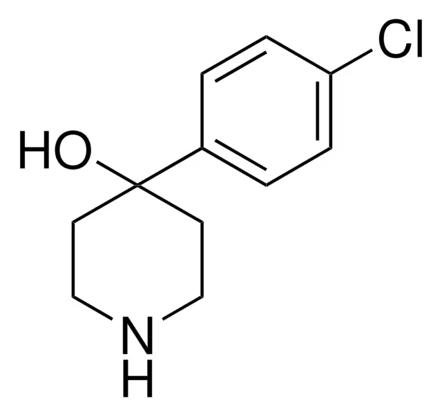 4-Chlorophenyl-4-hydroxypiperidine structure, CAS 119836-12-3