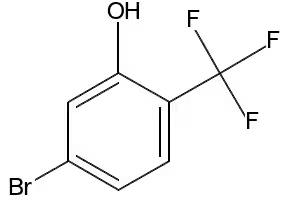 5-Bromo-2-(trifluoromethyl)phenol structure, CAS 1121585-15-6