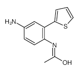 N-(4-Amino-2-(thiophen-2-yl)phenyl)acetamide structure, CAS 1131604-98-2
