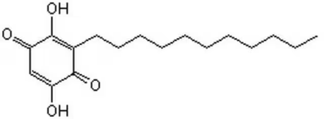 3-Heptyl-2,5-dihydroxy-[1,4]benzoquinone structure, CAS 650571-85-0