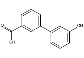 3'-Hydroxybiphenyl-3-carboxylicacid structure, CAS 171047-01-1