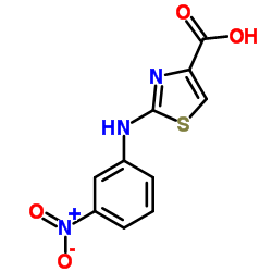2-(3-Nitrophenylamino)thiazole-4-carboxylicacid structure, CAS 165682-86-0