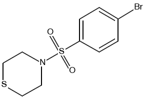 4-[(4-Bromophenyl)sulfonyl]piperidinehydrochloride structure, CAS 226400-32-4