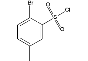 2-Bromo-5-methyl-benzenesulfonylchloride structure, CAS 141113-98-6