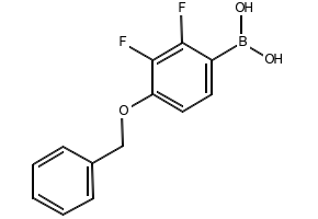 4-Benzyloxy-2,3-difluorobenzoicacid structure, CAS 144292-54-6